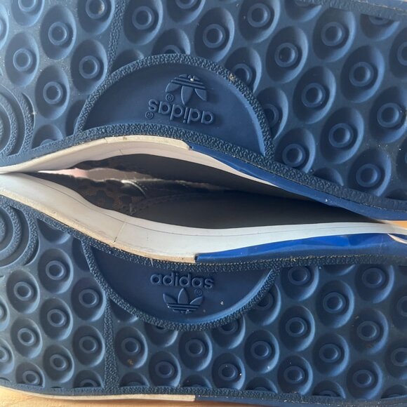 Adidas Originals size 8 Jeremy Scott Gray Floral Slip-On High Top Sneakers - Picture 11 of 14